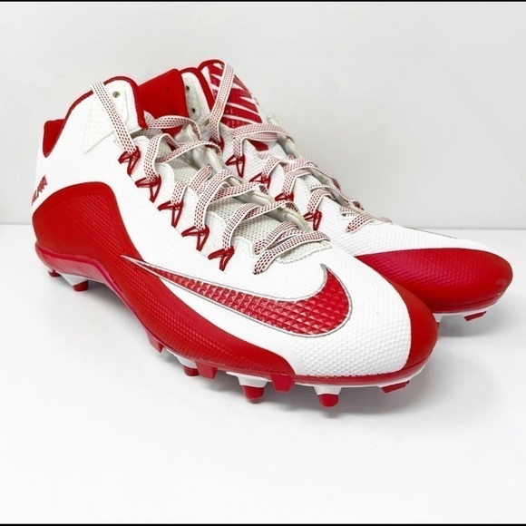 Nike Mens Alpha Pro 2 719932-166White Red Football Cleats Shoes Sneakers size 11 main image 6